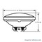 H7614 - 50w 12.8v PAR36 WFL Halogen Bulb - GE 49731 Replacement